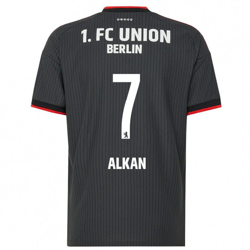 Danxen Criança Camisola Musa Alkan #7 Preto Branco Vermelho Alternativa 2026/27 Camisa Brasil