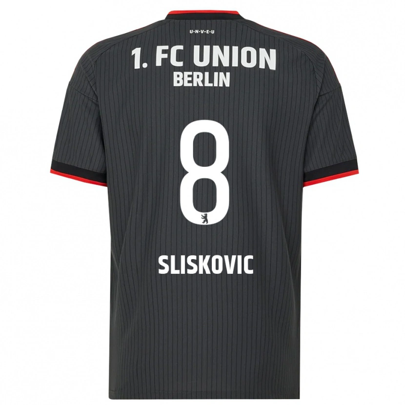 Danxen Criança Camisola Duje Sliskovic #8 Preto Branco Vermelho Alternativa 2026/27 Camisa Brasil