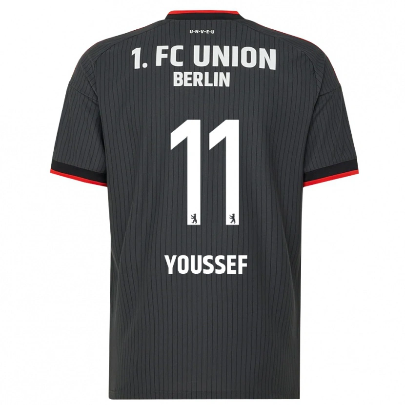 Danxen Criança Camisola Nour Youssef #11 Preto Branco Vermelho Alternativa 2026/27 Camisa Brasil