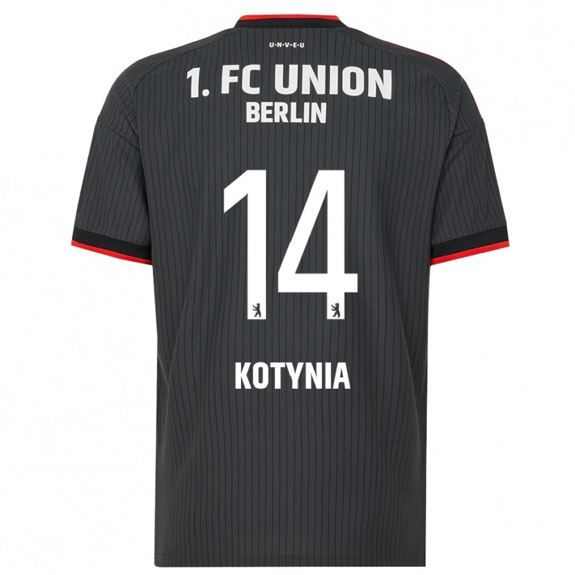 Danxen Criança Camisola Nikodem Kotynia #14 Preto Branco Vermelho Alternativa 2026/27 Camisa Brasil