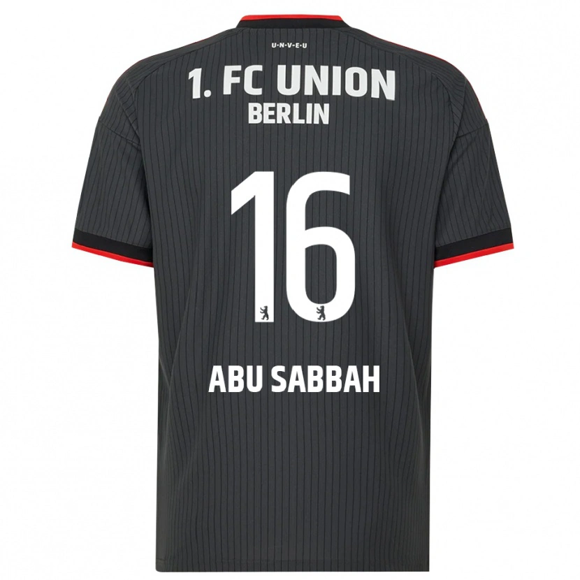 Danxen Criança Camisola Sarah Abu Sabbah #16 Preto Branco Vermelho Alternativa 2026/27 Camisa Brasil