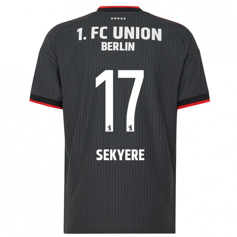 Danxen Criança Camisola Anderson Sekyere #17 Preto Branco Vermelho Alternativa 2026/27 Camisa Brasil