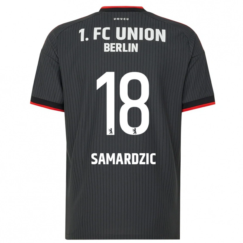 Danxen Criança Camisola Luka Samardzic #18 Preto Branco Vermelho Alternativa 2026/27 Camisa Brasil