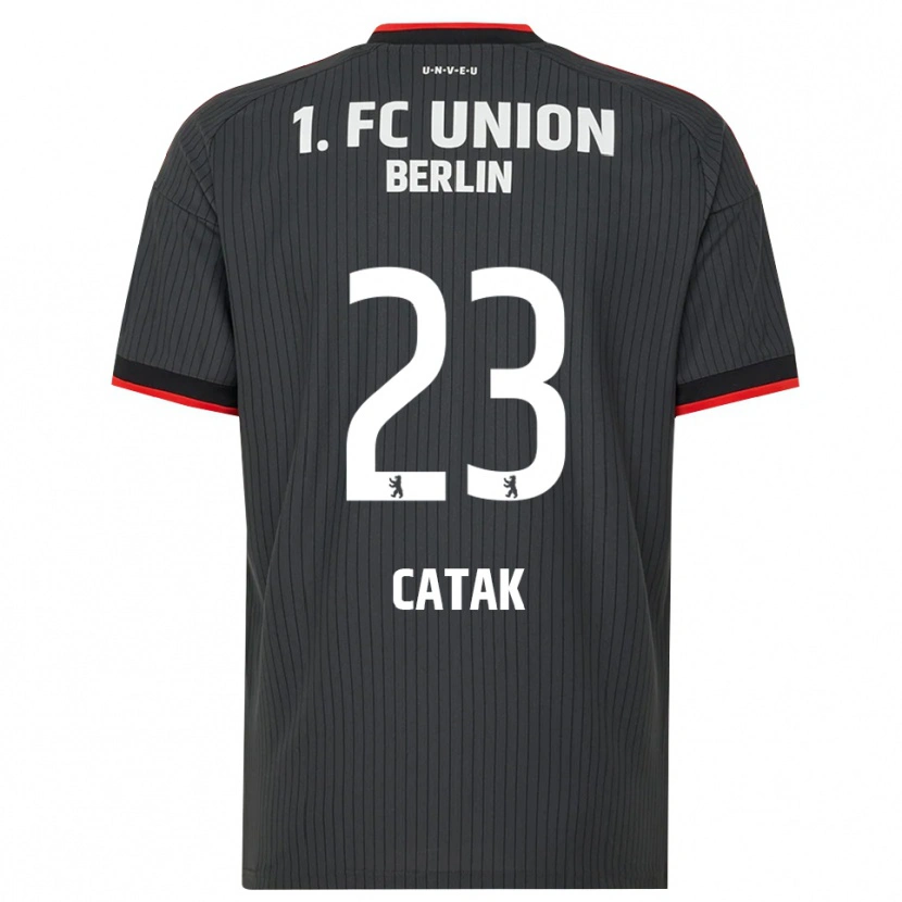 Danxen Criança Camisola Kian Catak #23 Preto Branco Vermelho Alternativa 2026/27 Camisa Brasil