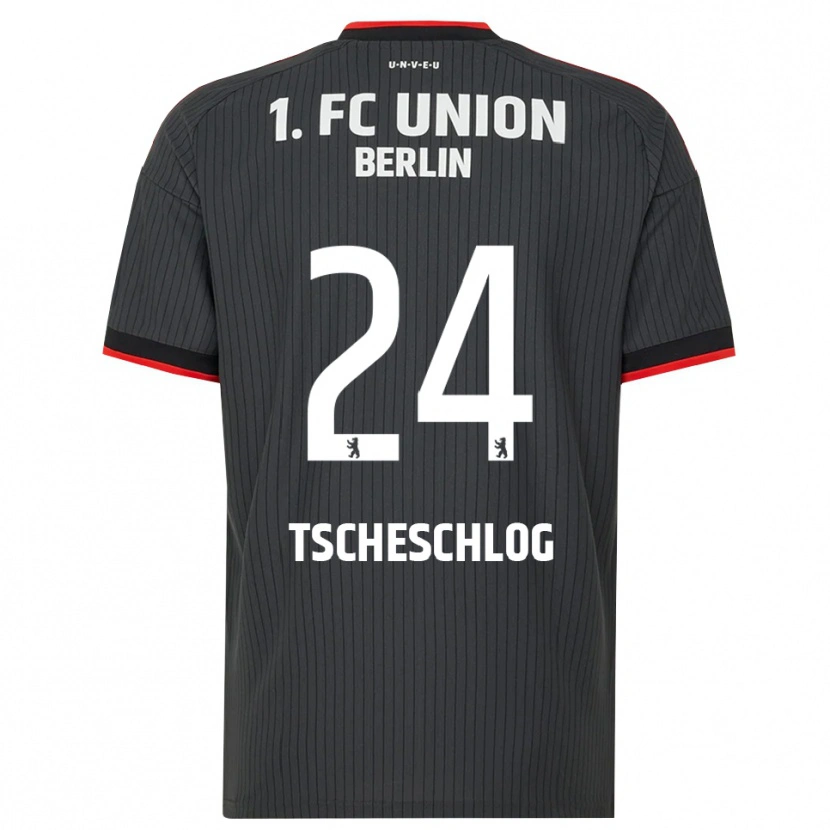 Danxen Criança Camisola Jonas Tscheschlog #24 Preto Branco Vermelho Alternativa 2026/27 Camisa Brasil