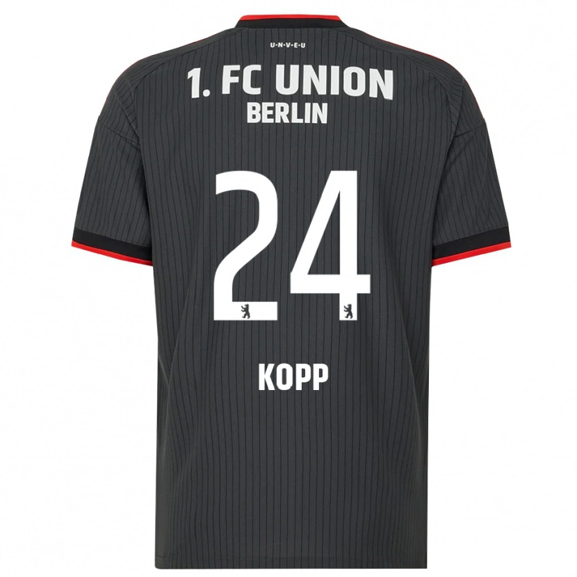 Danxen Criança Camisola Marvin Kopp #24 Preto Branco Vermelho Alternativa 2026/27 Camisa Brasil