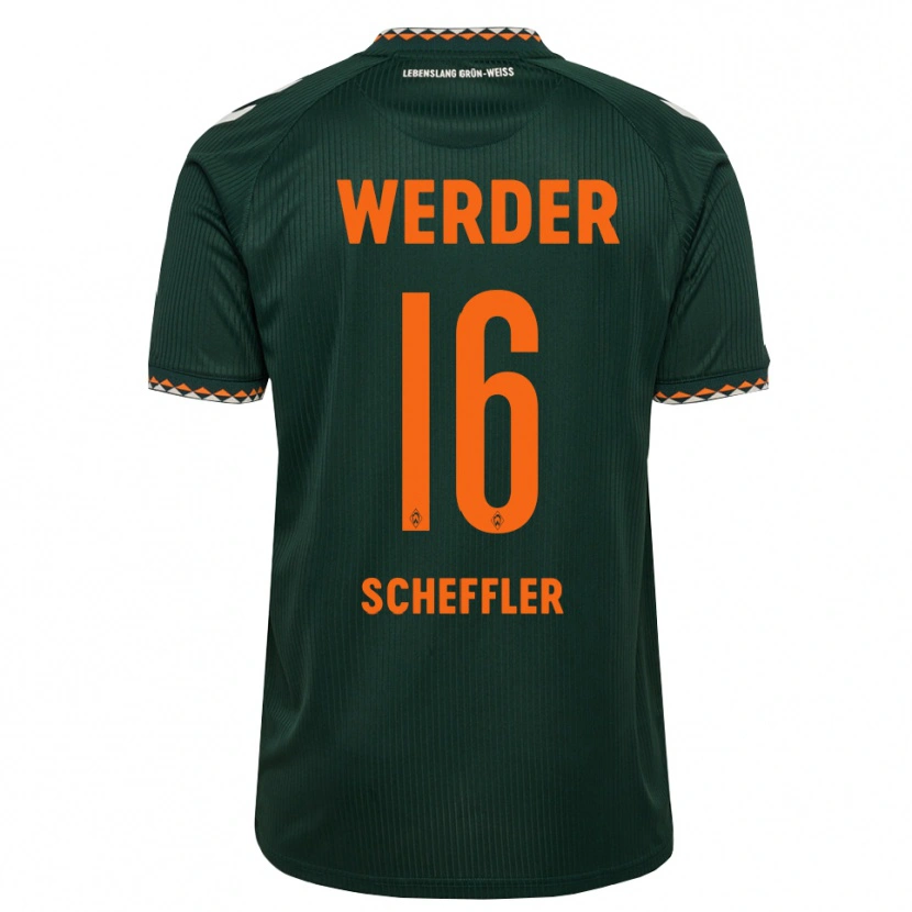 Danxen Criança Camisola Ian Scheffler #16 Verde Escuro Laranja Branco Alternativa 2026/27 Camisa Brasil