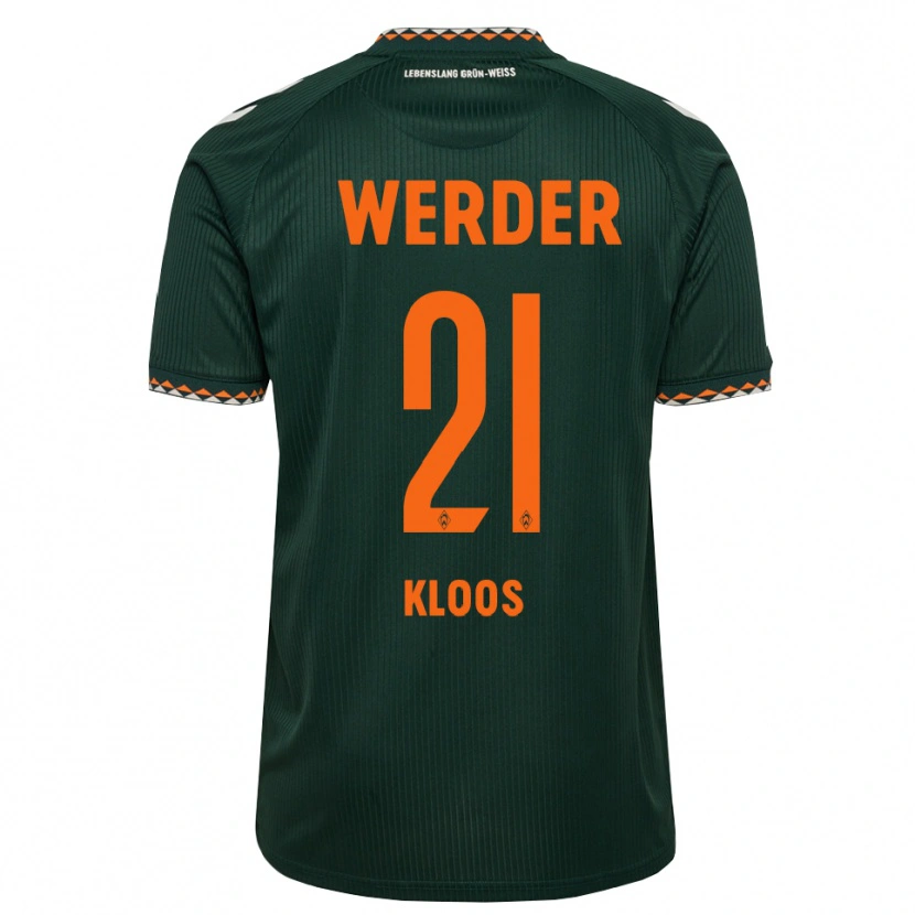 Danxen Criança Camisola Arthur Kloos #21 Verde Escuro Laranja Branco Alternativa 2026/27 Camisa Brasil