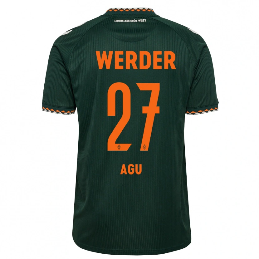 Danxen Criança Camisola Felix Agu #27 Verde Escuro Laranja Branco Alternativa 2026/27 Camisa Brasil