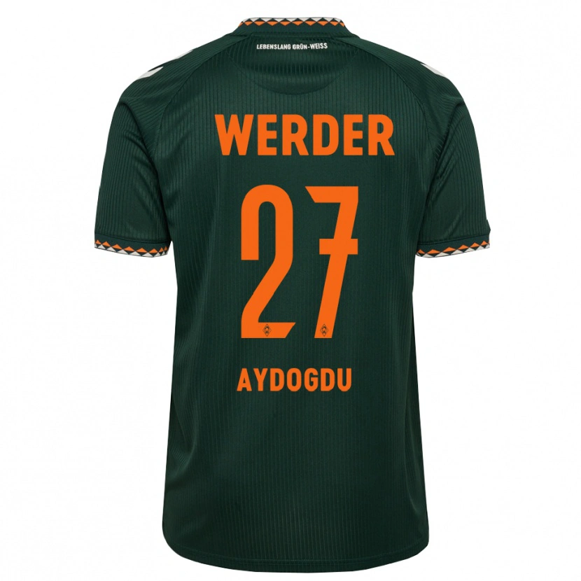 Danxen Criança Camisola Onur Aydogdu #27 Verde Escuro Laranja Branco Alternativa 2026/27 Camisa Brasil