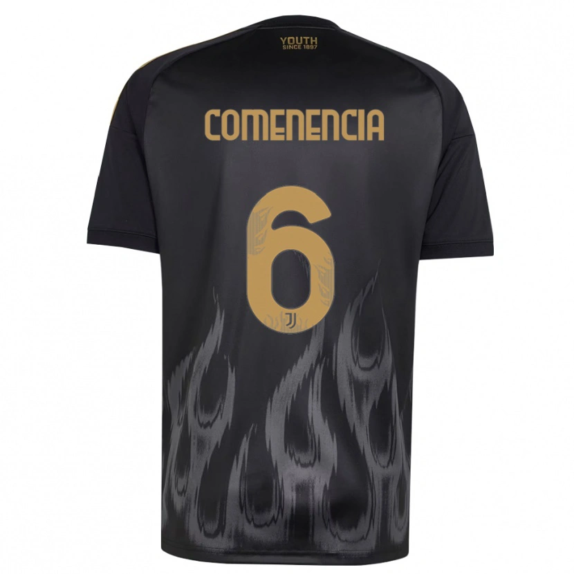 Danxen Criança Camisola Livano Comenencia #6 Preto Marrom Terceiro 2026/27 Camisa Brasil