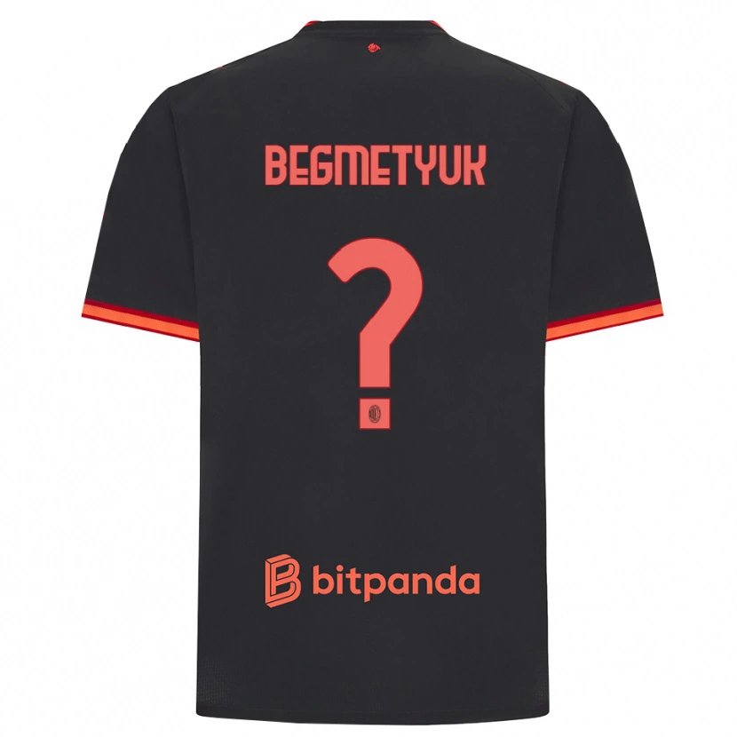 Danxen Criança Camisola Bogdan Begmetyuk #0 Preto Vermelho Terceiro 2026/27 Camisa Brasil