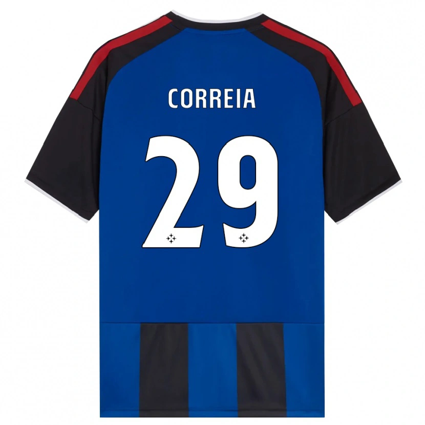 Danxen Criança Camisola Omar Correia #29 Azul Preto Branco Vermelho Principal 2026/27 Camisa Brasil