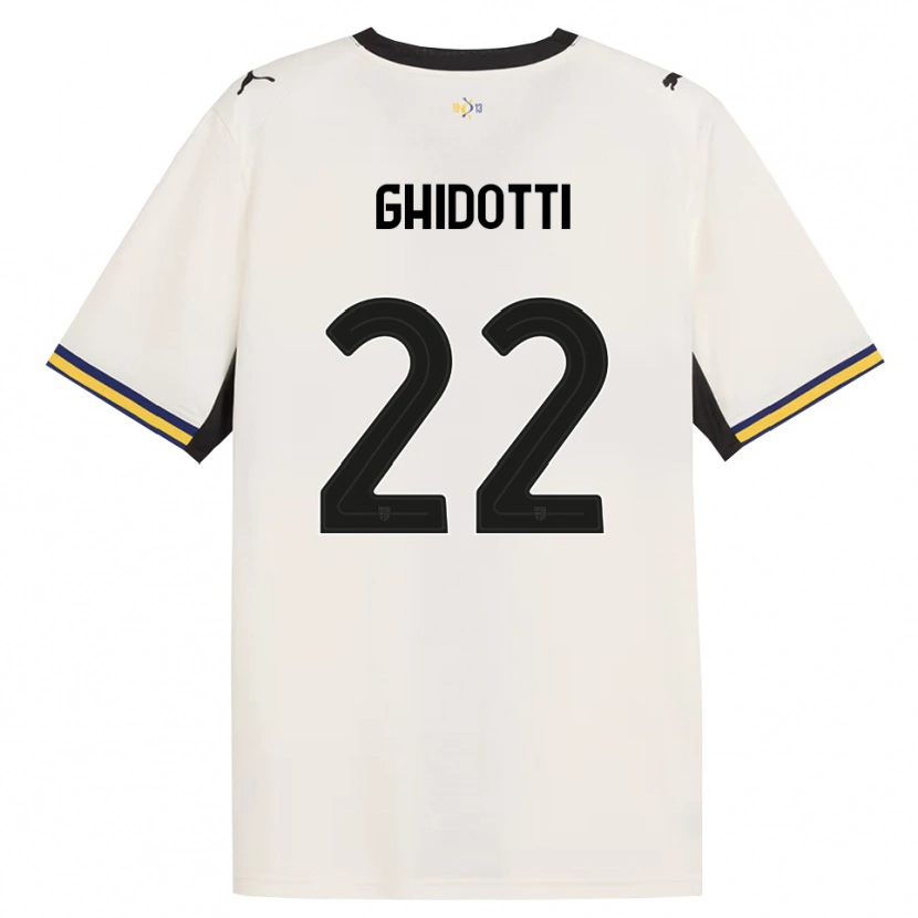 Danxen Criança Camisola Simone Ghidotti #22 Off-White Preto Amarelo Principal 2026/27 Camisa Brasil