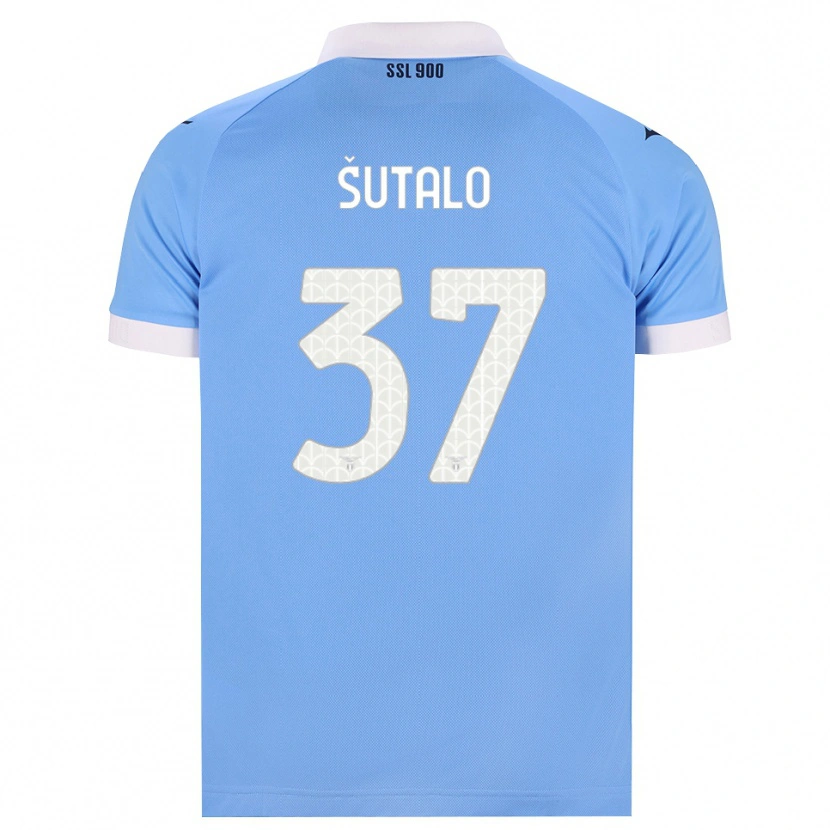 Danxen Homem Camisola Josip Sutalo #37 Azul Celeste Preto Branco Principal 2026/27 Camisa Brasil