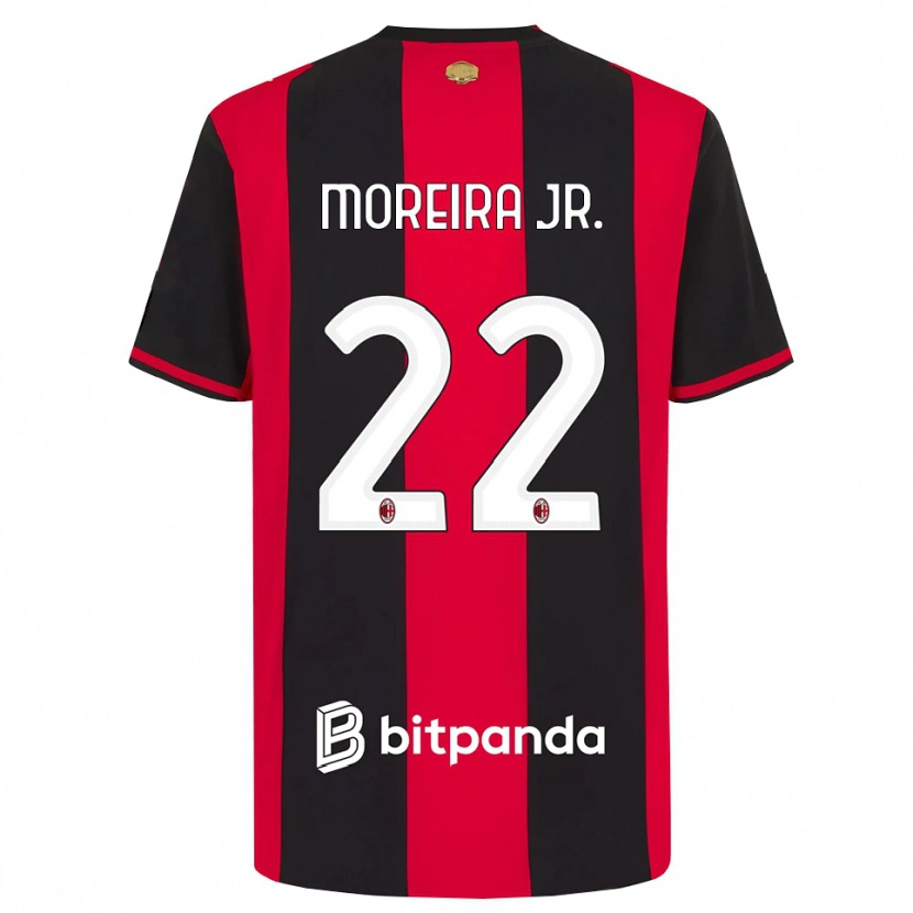 Danxen Homem Camisola Diego Moreira #22 Vermelho Preto Branco Principal 2026/27 Camisa Brasil