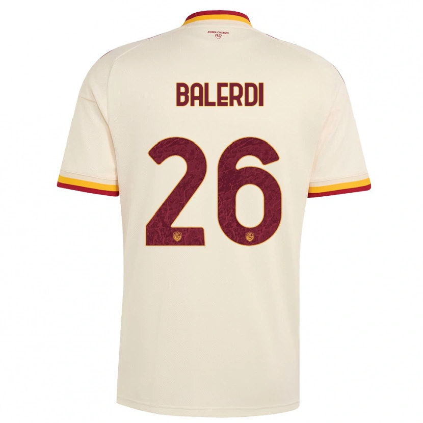 Danxen Homem Camisola Leonardo Balerdi #26 Champagne Vermelho Amarelo Alternativa 2026/27 Camisa Brasil