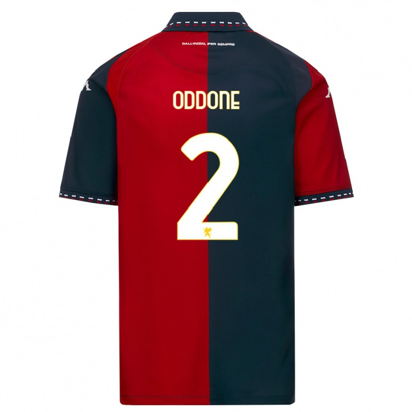Danxen Homem Camisola Riccardo Oddone #2 Vermelho Preto Branco Principal 2026/27 Camisa Brasil