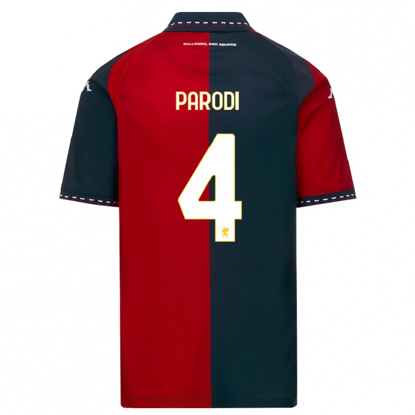 Danxen Homem Camisola Leonardo Parodi #4 Vermelho Preto Branco Principal 2026/27 Camisa Brasil