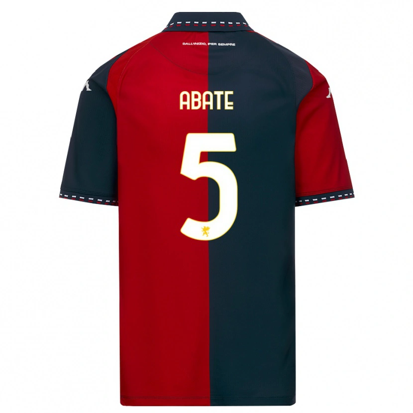 Danxen Homem Camisola Giada Abate #5 Vermelho Preto Branco Principal 2026/27 Camisa Brasil