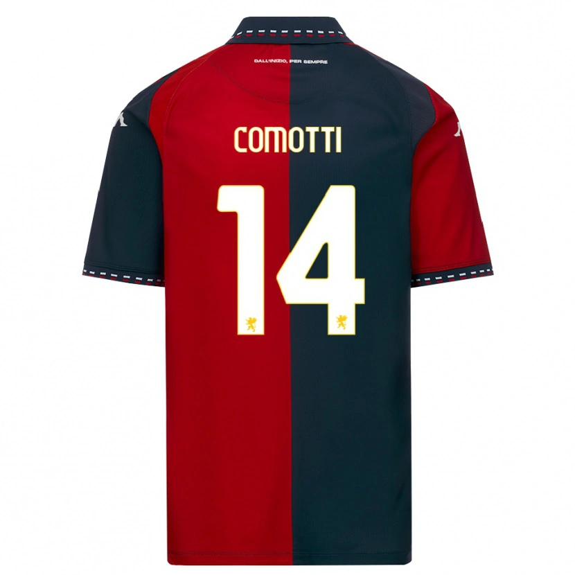 Danxen Homem Camisola Manuel Comotti #14 Vermelho Preto Branco Principal 2026/27 Camisa Brasil