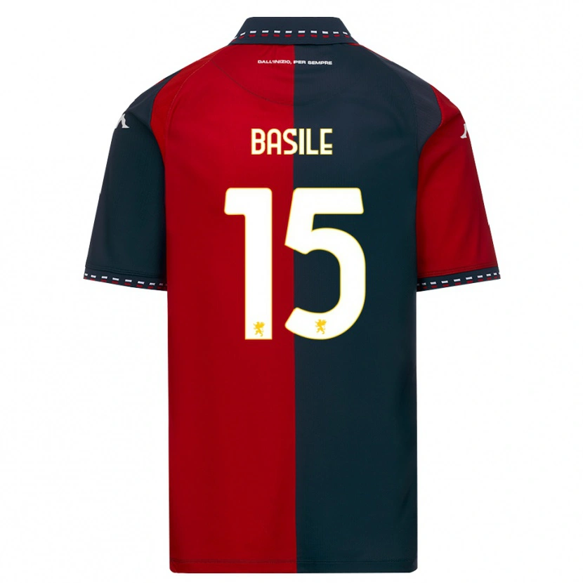 Danxen Homem Camisola Cosimo Basile #15 Vermelho Preto Branco Principal 2026/27 Camisa Brasil