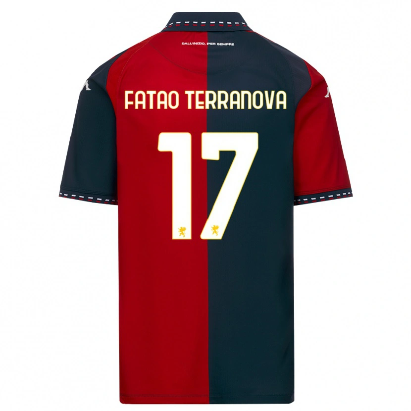 Danxen Homem Camisola Emanuele Fatao Terranova #17 Vermelho Preto Branco Principal 2026/27 Camisa Brasil