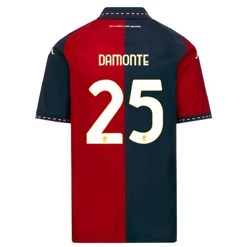 Danxen Homem Camisola Lorenzo Damonte #25 Vermelho Preto Branco Principal 2026/27 Camisa Brasil