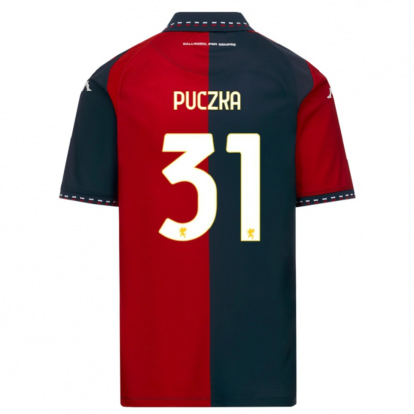 Danxen Homem Camisola David Puczka #31 Vermelho Preto Branco Principal 2026/27 Camisa Brasil