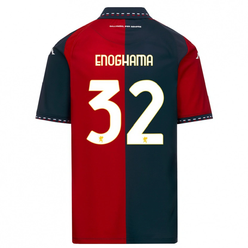 Danxen Homem Camisola Isaac Enoghama #32 Vermelho Preto Branco Principal 2026/27 Camisa Brasil