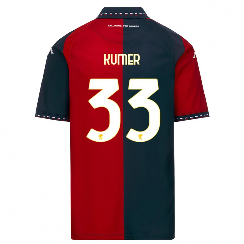 Danxen Homem Camisola Alin Kumer Celik #33 Vermelho Preto Branco Principal 2026/27 Camisa Brasil
