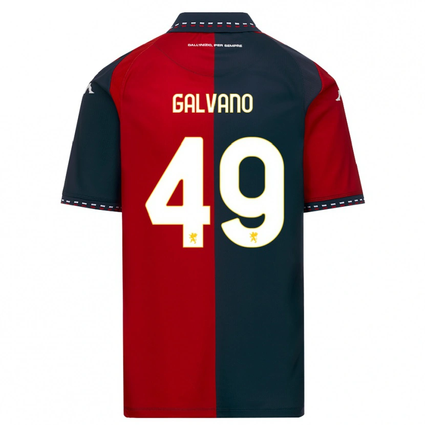 Danxen Homem Camisola Cristian Galvano #49 Vermelho Preto Branco Principal 2026/27 Camisa Brasil
