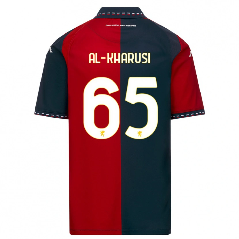 Danxen Homem Camisola Suhayb Al-Kharusi #65 Vermelho Preto Branco Principal 2026/27 Camisa Brasil