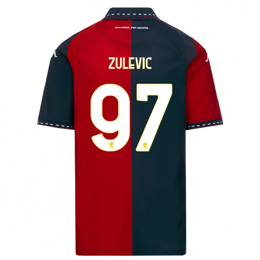 Danxen Homem Camisola Adam Zulevic #97 Vermelho Preto Branco Principal 2026/27 Camisa Brasil