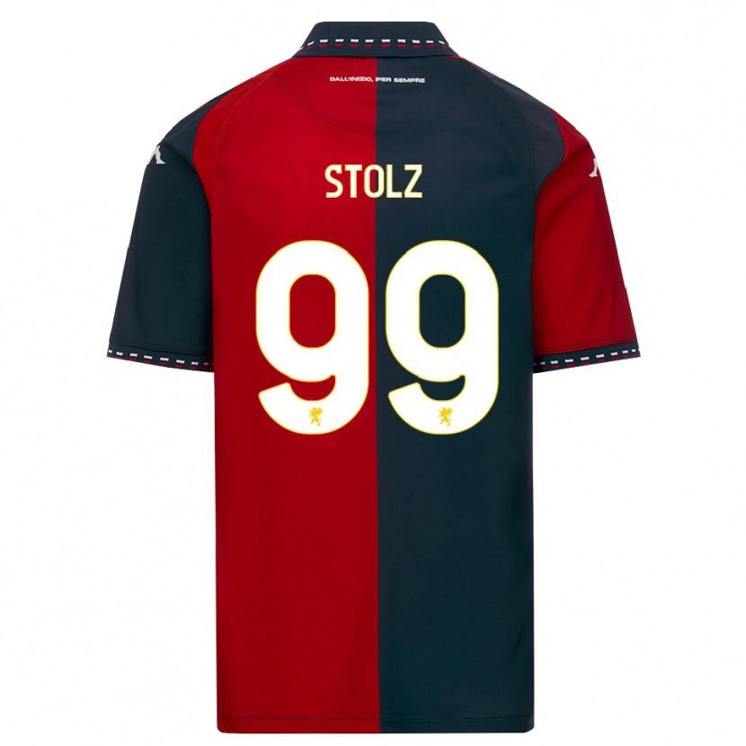 Danxen Homem Camisola Franz Stolz #99 Vermelho Preto Branco Principal 2026/27 Camisa Brasil