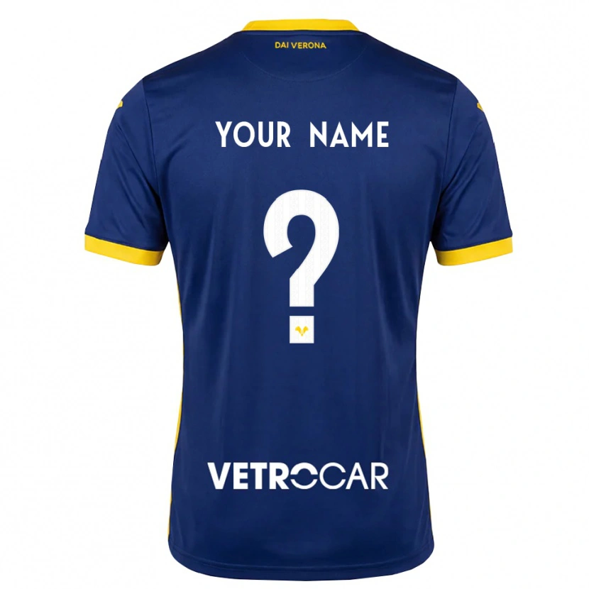 Danxen Homem Camisola Seu Nome #0 Azul Real Amarelo Branco Principal 2026/27 Camisa Brasil
