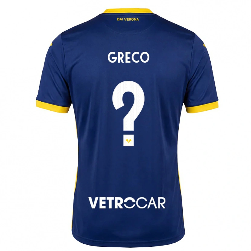 Danxen Homem Camisola Simone Greco #0 Azul Real Amarelo Branco Principal 2026/27 Camisa Brasil