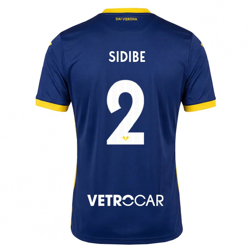 Danxen Homem Camisola Amoro Sidibe #2 Azul Real Amarelo Branco Principal 2026/27 Camisa Brasil