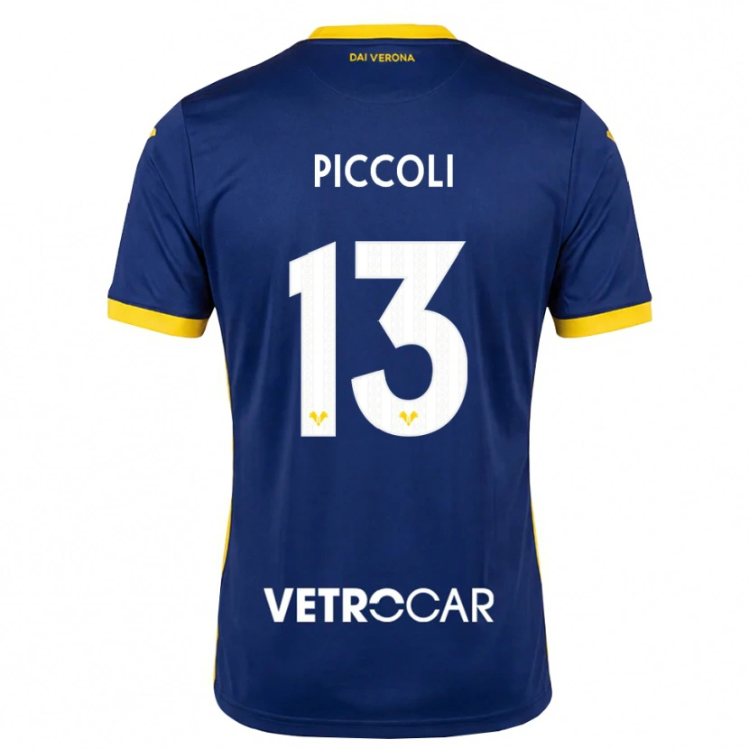 Danxen Homem Camisola Thomas Piccoli #13 Azul Real Amarelo Branco Principal 2026/27 Camisa Brasil