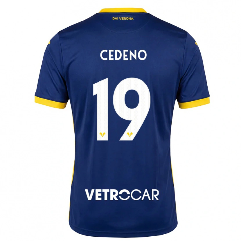Danxen Homem Camisola Lineth Cedeno #19 Azul Real Amarelo Branco Principal 2026/27 Camisa Brasil