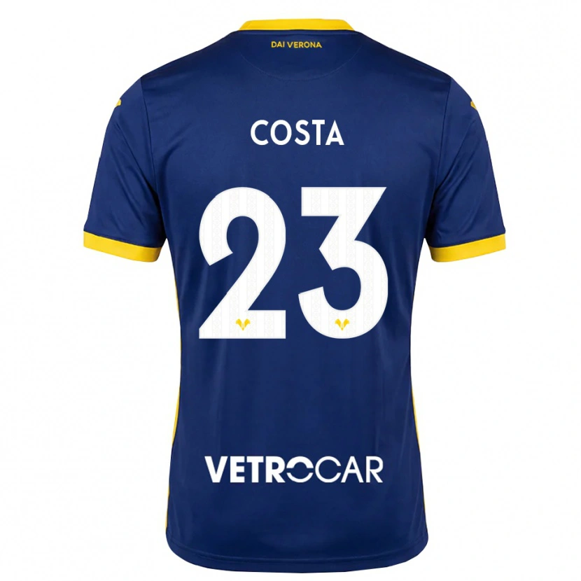 Danxen Homem Camisola Nicole Costa #23 Azul Real Amarelo Branco Principal 2026/27 Camisa Brasil