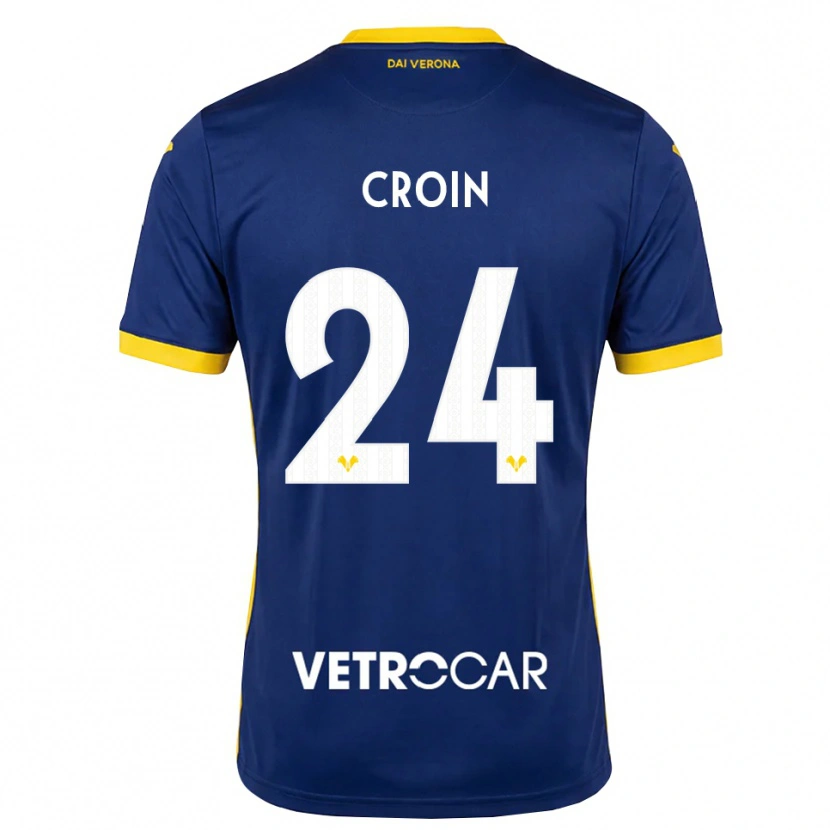 Danxen Homem Camisola Nicole Croin #24 Azul Real Amarelo Branco Principal 2026/27 Camisa Brasil