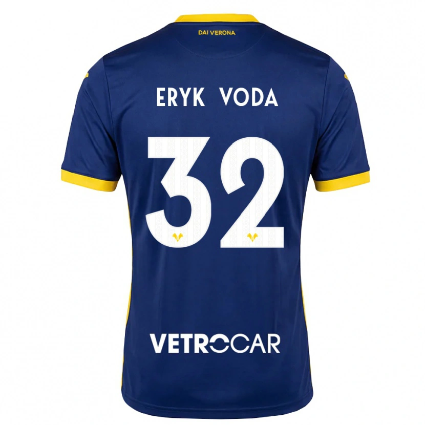 Danxen Homem Camisola Andrei Eryk Voda #32 Azul Real Amarelo Branco Principal 2026/27 Camisa Brasil