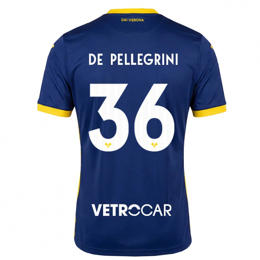 Danxen Homem Camisola Erika De Pellegrini #36 Azul Real Amarelo Branco Principal 2026/27 Camisa Brasil