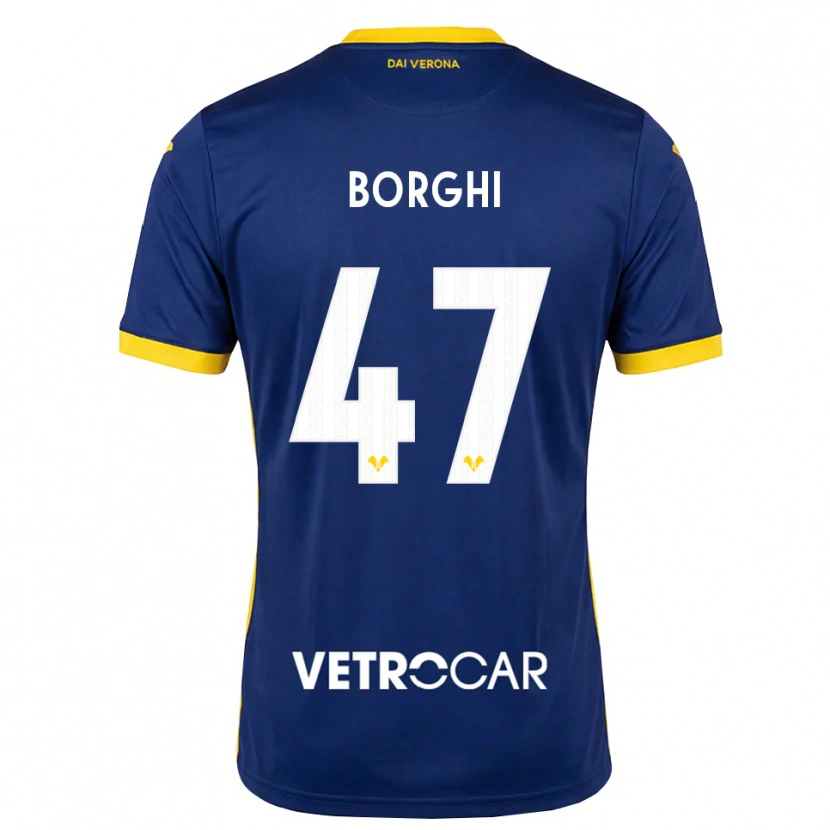 Danxen Homem Camisola Arthur Borghi #47 Azul Real Amarelo Branco Principal 2026/27 Camisa Brasil
