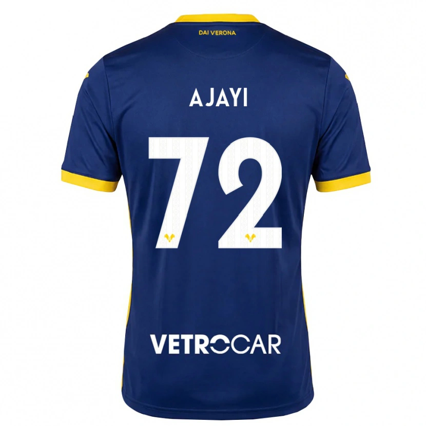 Danxen Homem Camisola Junior Ajayi #72 Azul Real Amarelo Branco Principal 2026/27 Camisa Brasil