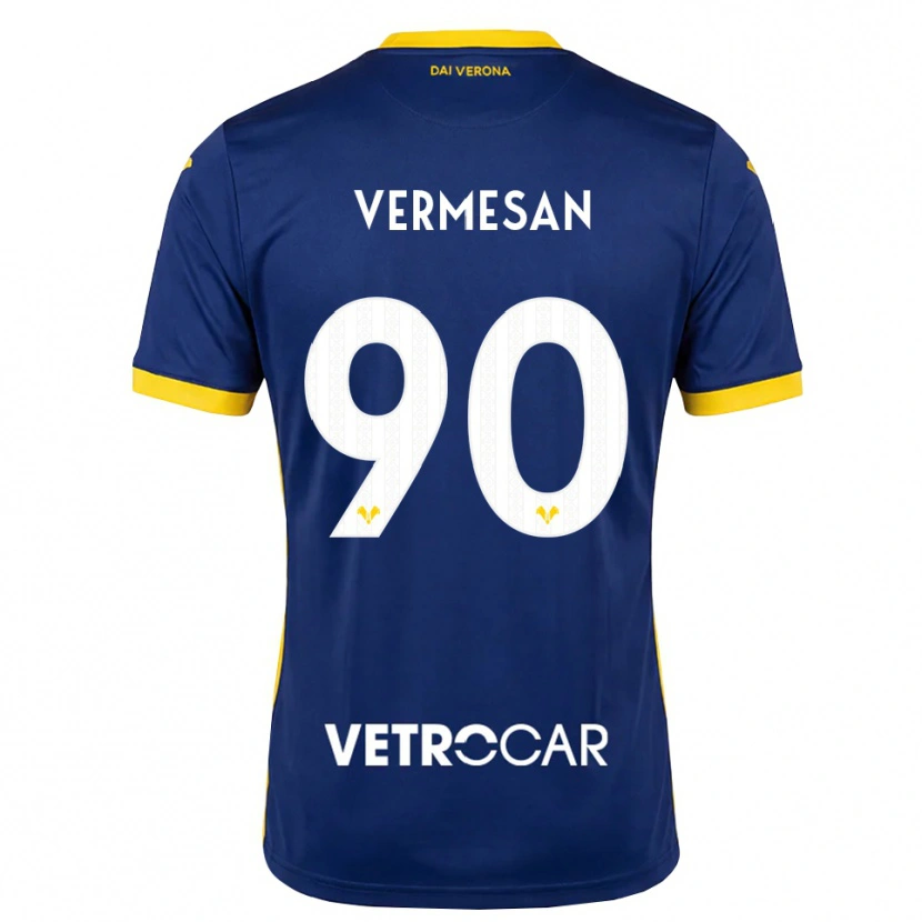 Danxen Homem Camisola Ioan Vermeșan #90 Azul Real Amarelo Branco Principal 2026/27 Camisa Brasil