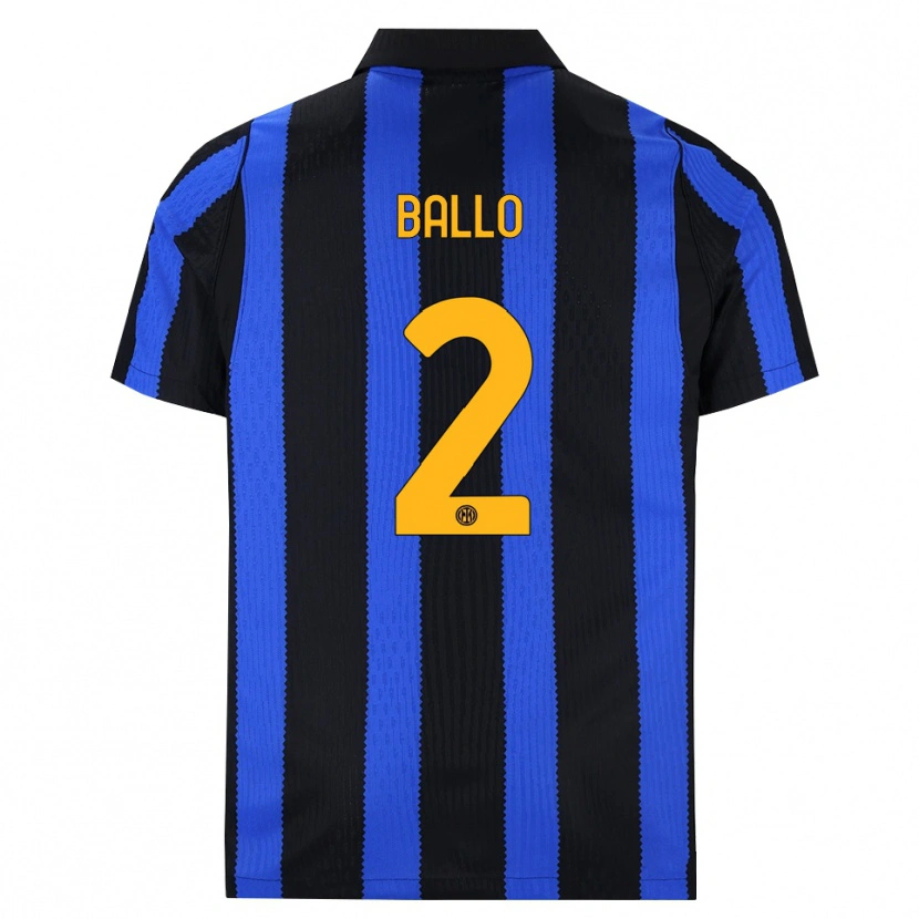 Danxen Homem Camisola Lamine Ballo #2 Preto Azul Amarelo Principal 2026/27 Camisa Brasil