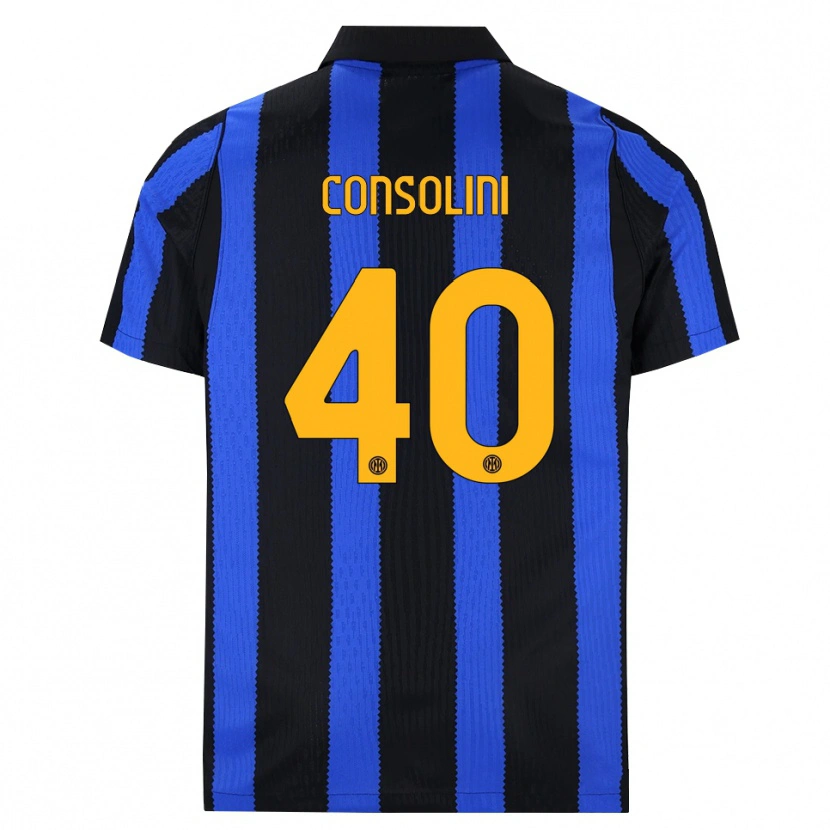 Danxen Homem Camisola Lidia Consolini #40 Preto Azul Amarelo Principal 2026/27 Camisa Brasil