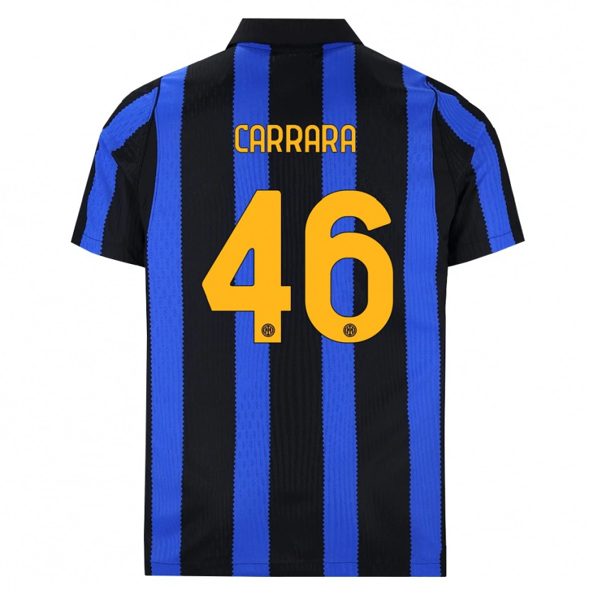 Danxen Homem Camisola Cristian Carrara #46 Preto Azul Amarelo Principal 2026/27 Camisa Brasil